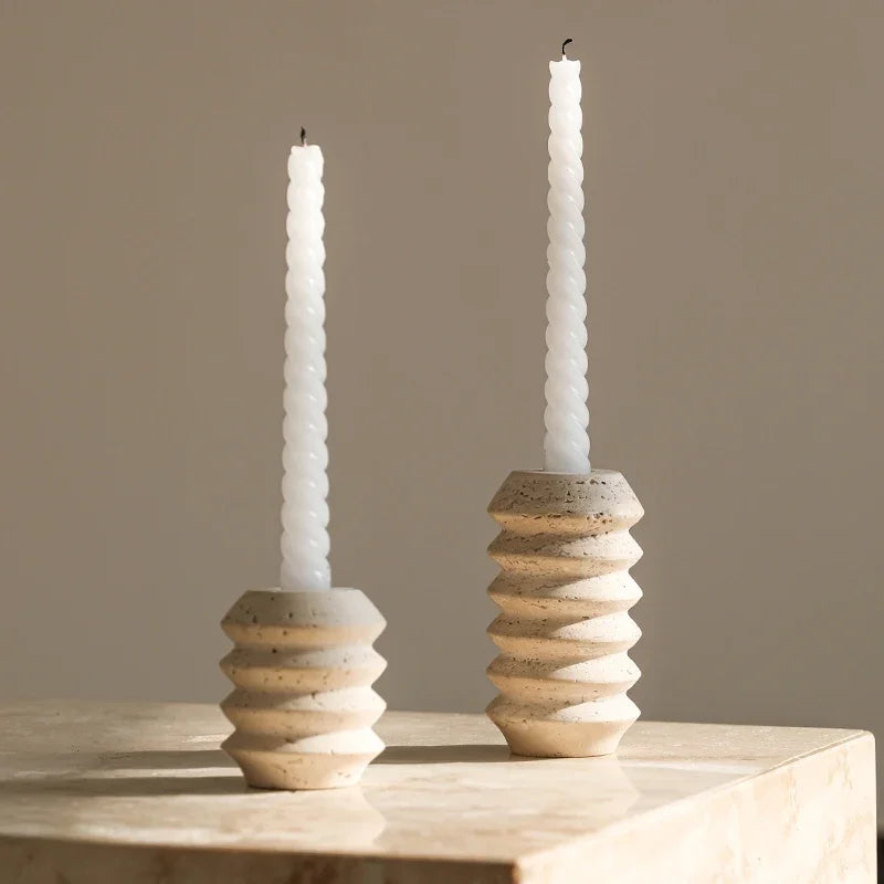 Stone Candle Holder