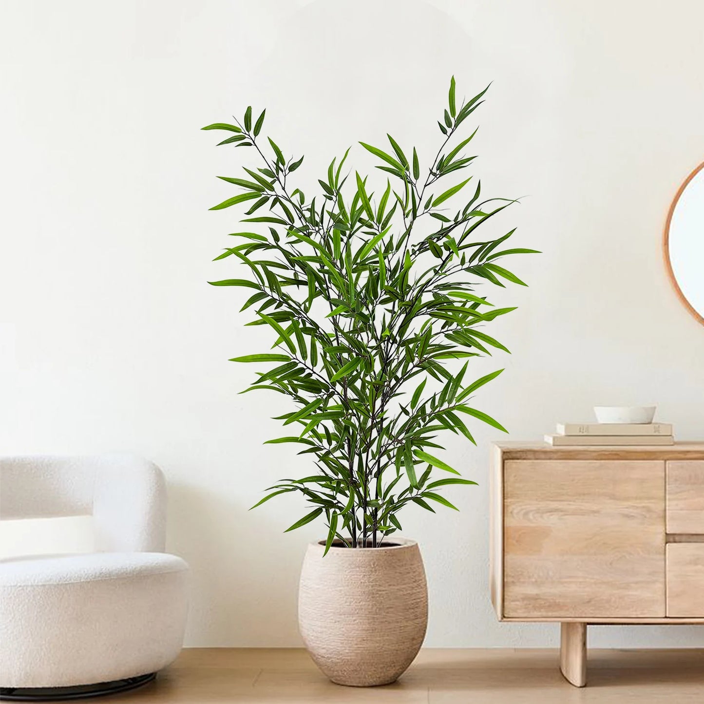 130-210CM Artificial Green Bamboo Branch Fake plant realistic faux plant for Wedding Home Hotel Office Party Decoration ornament