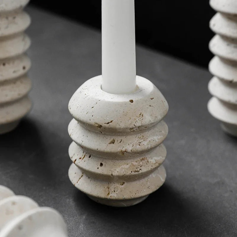Stone Candle Holder