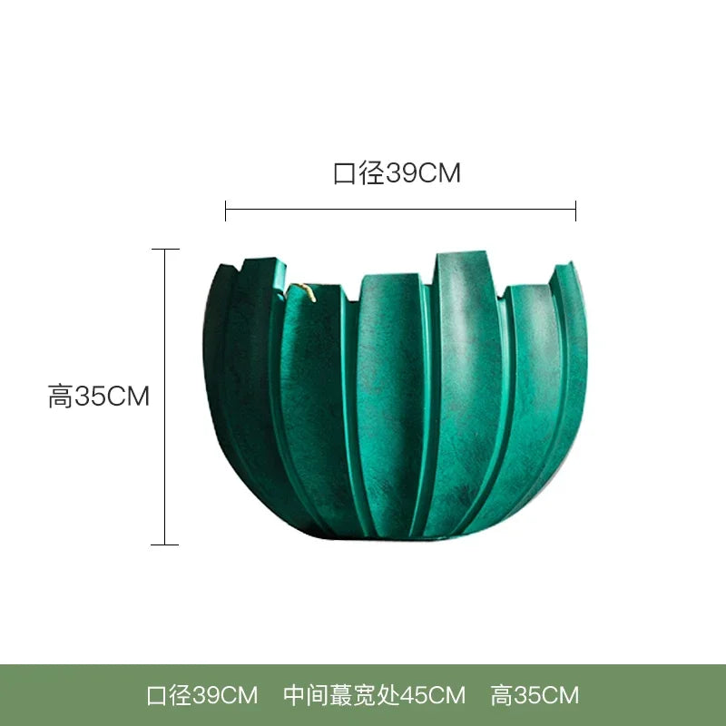 Simulated green plant indoor fake tree floor-to-ceiling potted wabi-sabi advanced decorative ornament