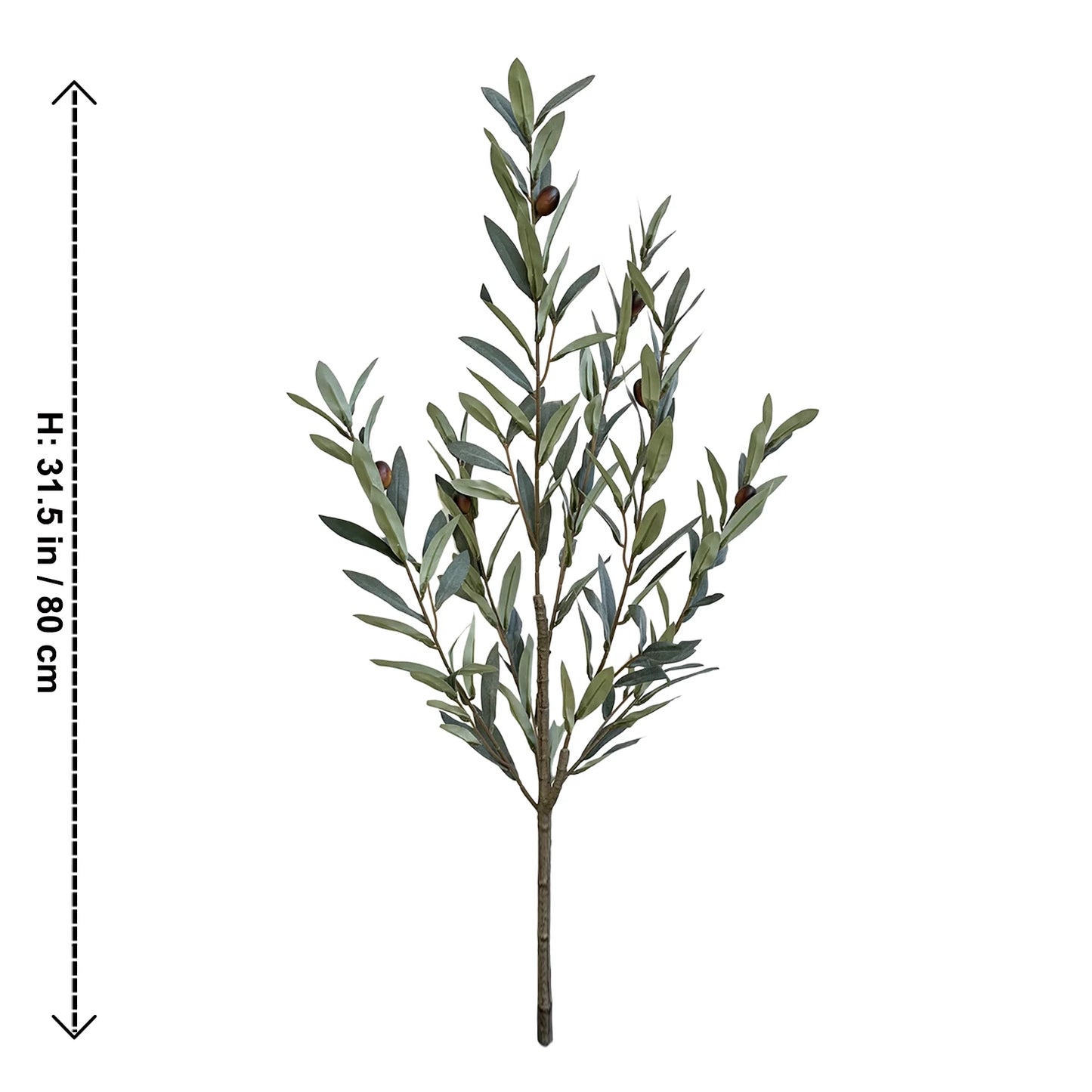 80-195CM New artificial Plant Olive tree High Branch Fake plant silk leaves indoor faux plant for Home garden wedding Room Decor