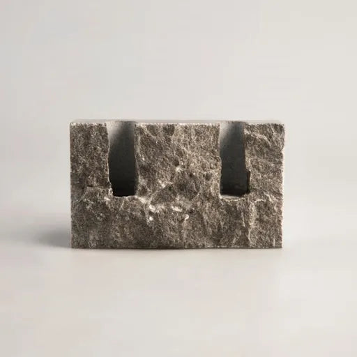 Travertine Candle Holder
