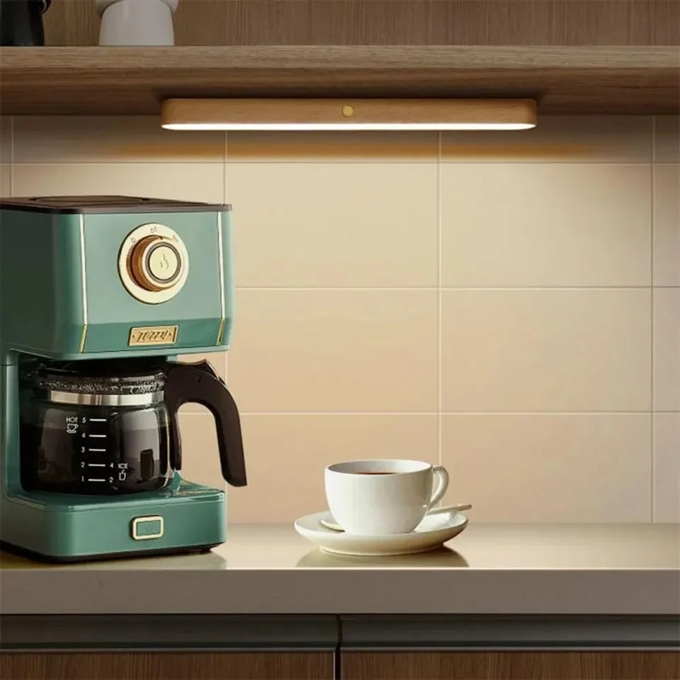 Wooden Cordless Mirror Light LED Night Light Adjustable Reading Lighting Design Bedside Wall Lamp