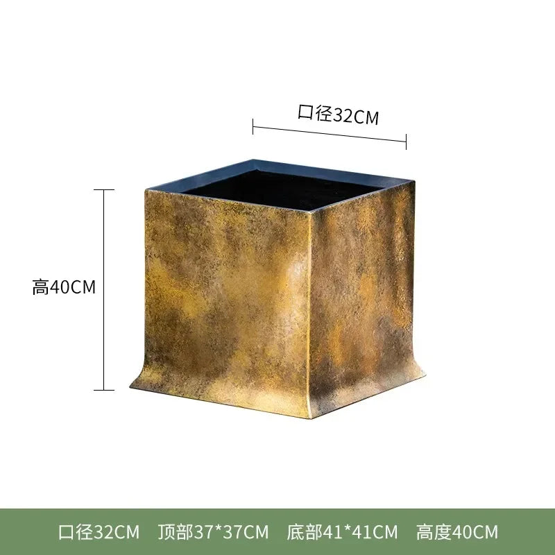 Simulated green plant indoor fake tree floor-to-ceiling potted wabi-sabi advanced decorative ornament