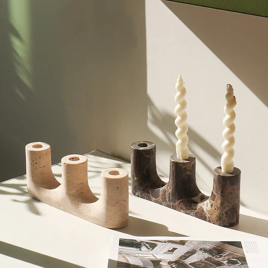 Marble Candle Holder